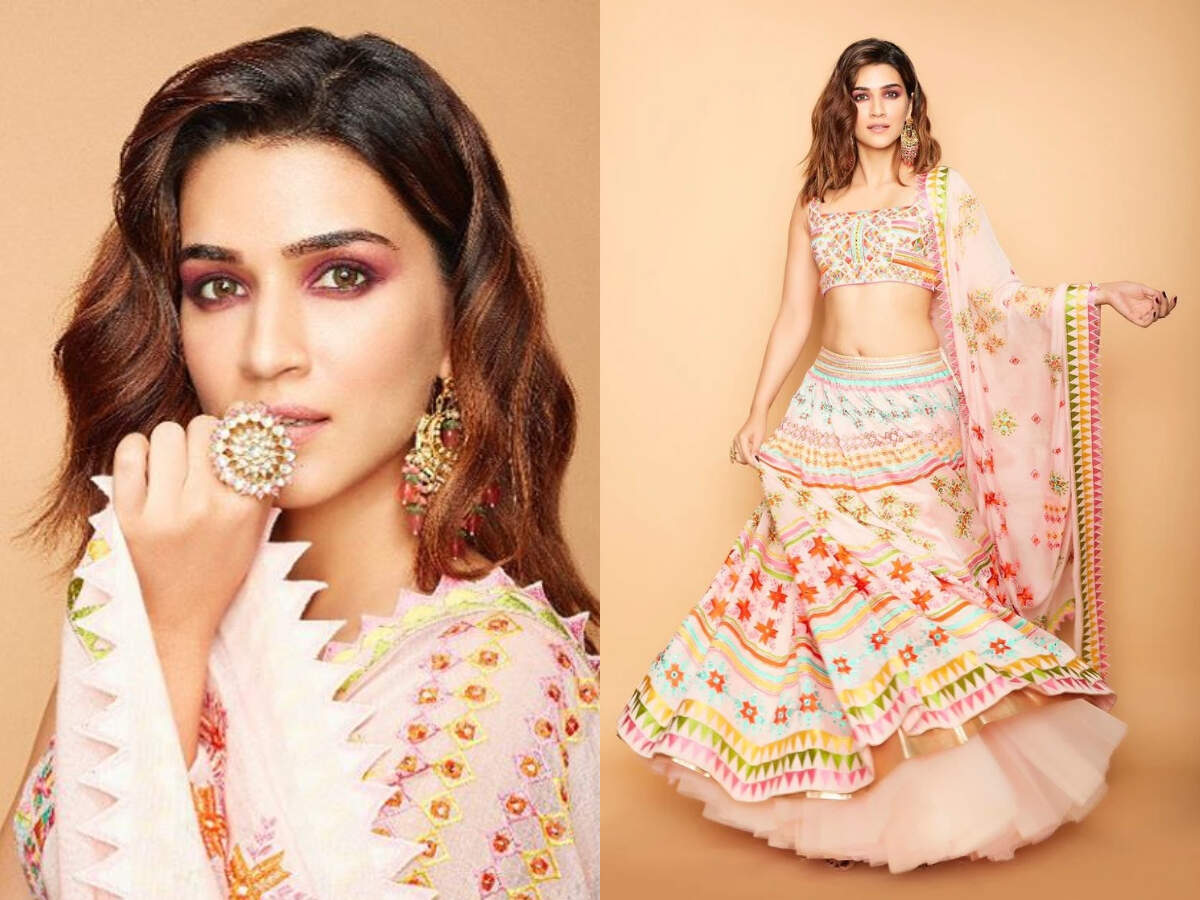 kriti sanon in lehenga