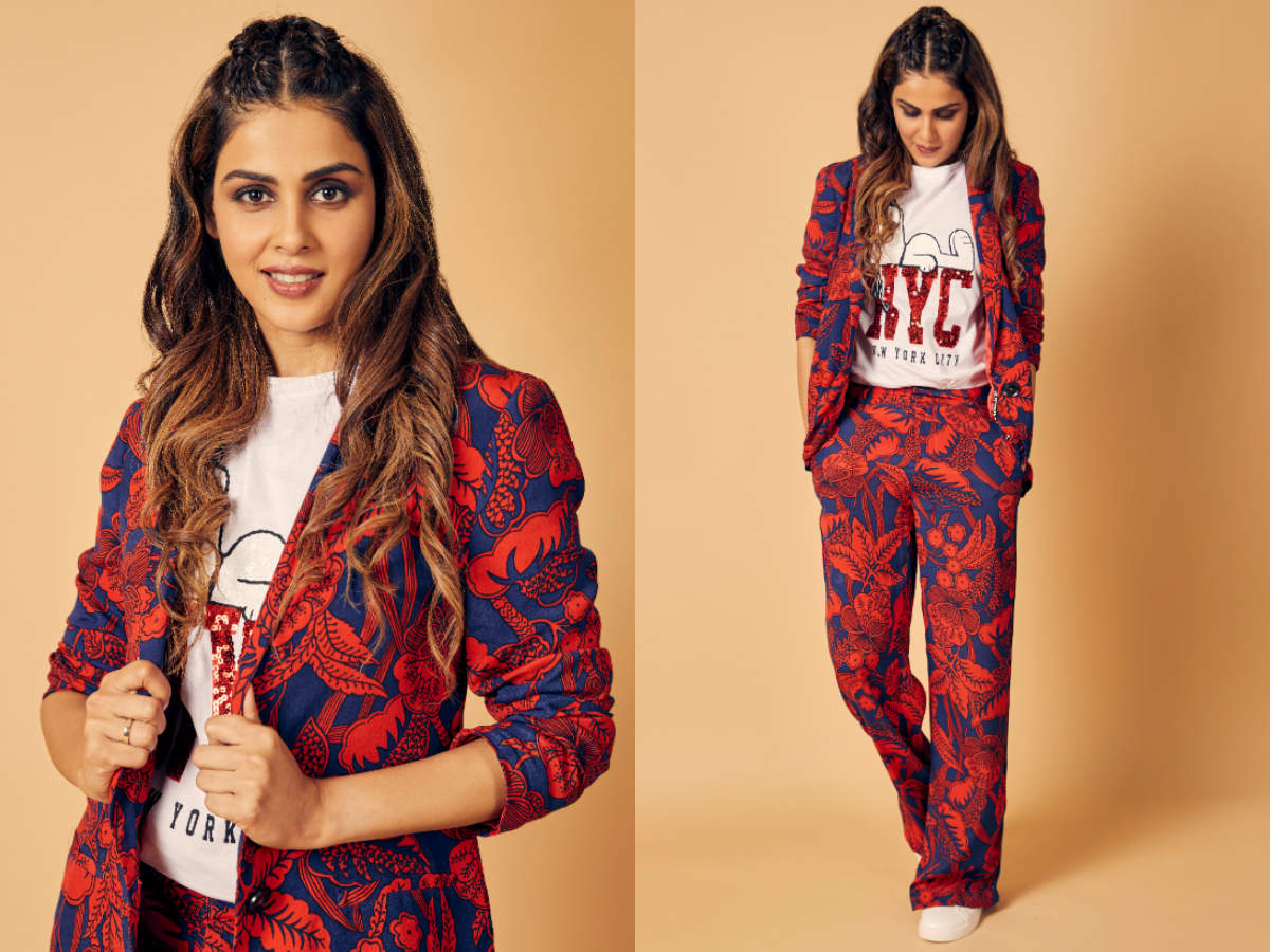 Genelia D Souza Stopped Ageing After 20 And Her Pantsuit Look Is Proof Of That The Times Of India