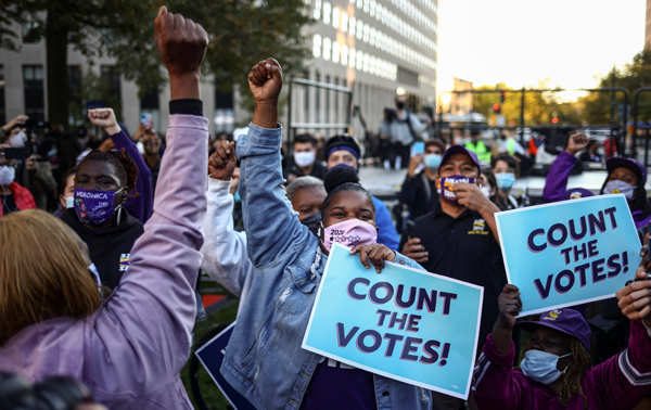 US Elections: Thousands rally to 'protect the vote'