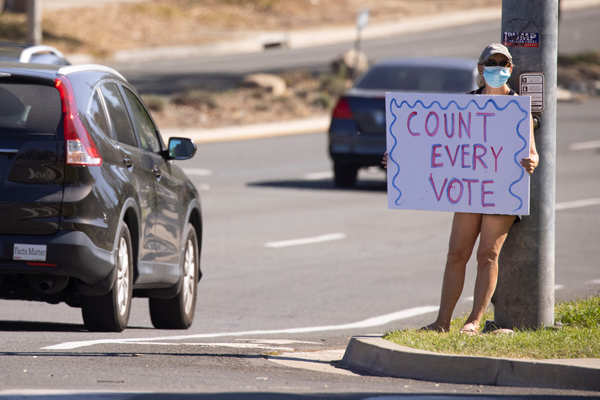 US Elections: Thousands rally to 'protect the vote'