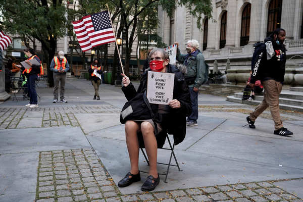 US Elections: Thousands rally to 'protect the vote'