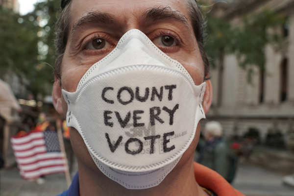 US Elections: Thousands rally to 'protect the vote'