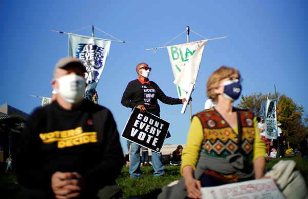 US Elections: Thousands rally to 'protect the vote'