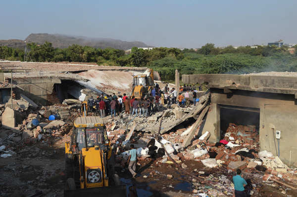 Ahmedabad: At least 12 labourers killed in blast at chemical warehouse