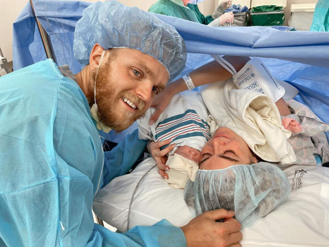 Lindsay Arnold welcomes her first child with husband Samuel Lightner Cusick
