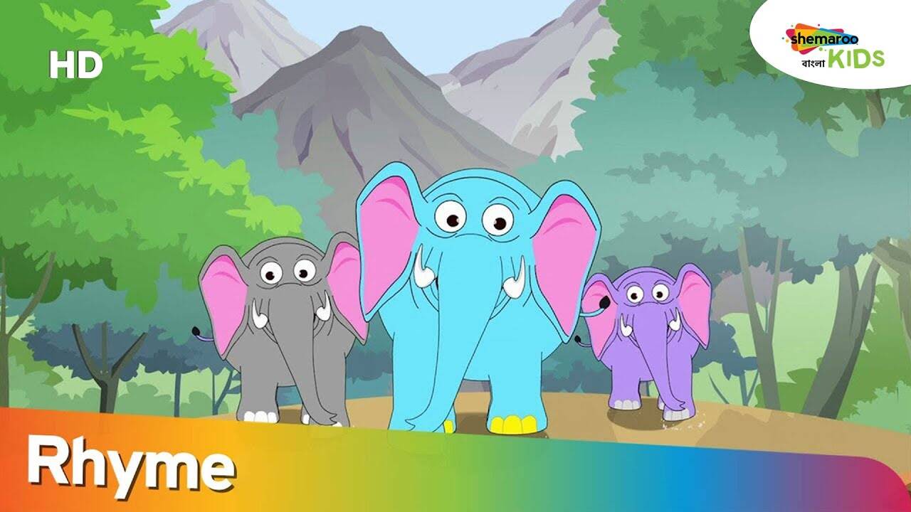Watch Children Bengali Nursery Rhyme 'Elephants Are Here' for Kids