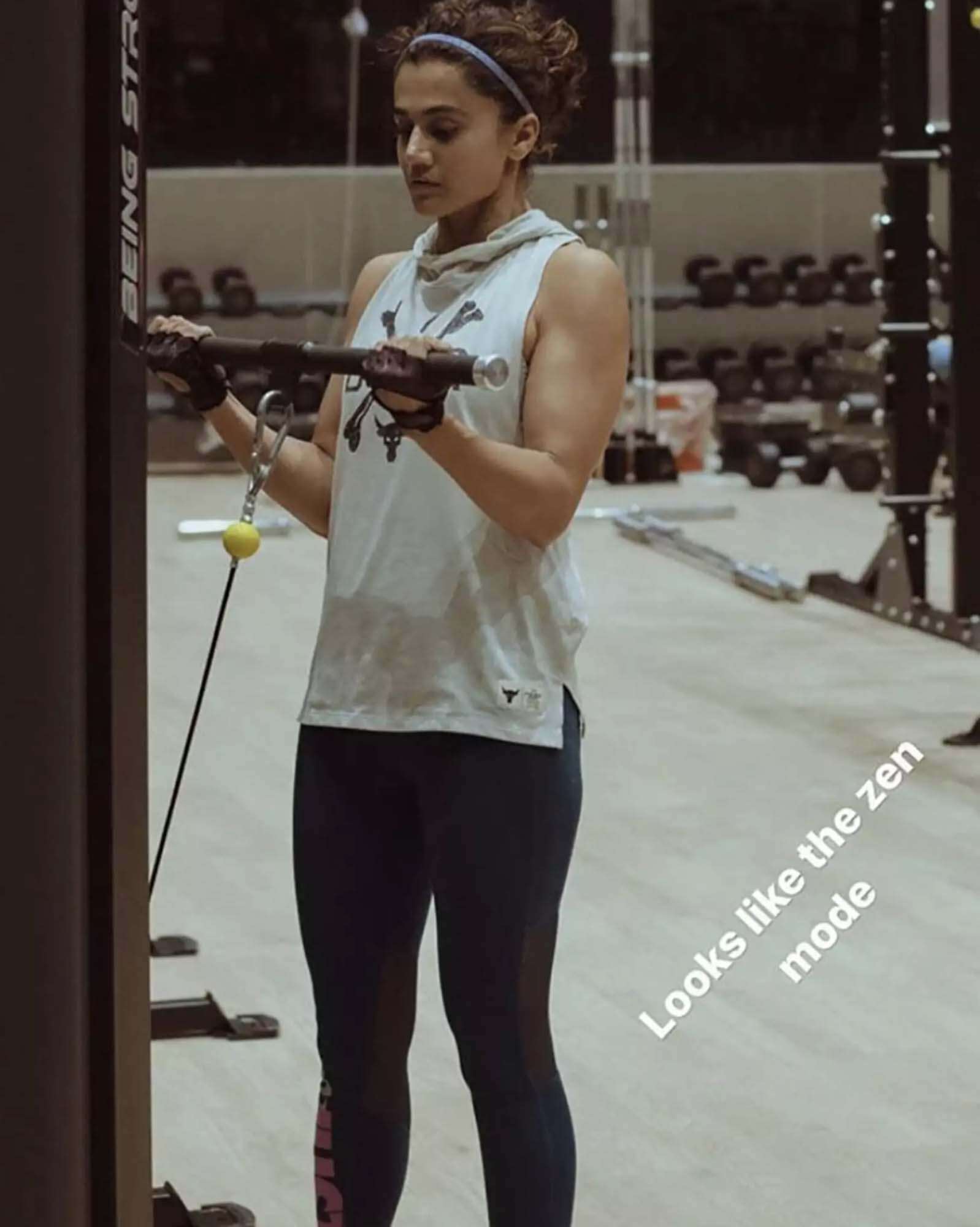 Taapsee Pannu shares pictures of her intense workout for upcoming film 'Rashmi Rocket'