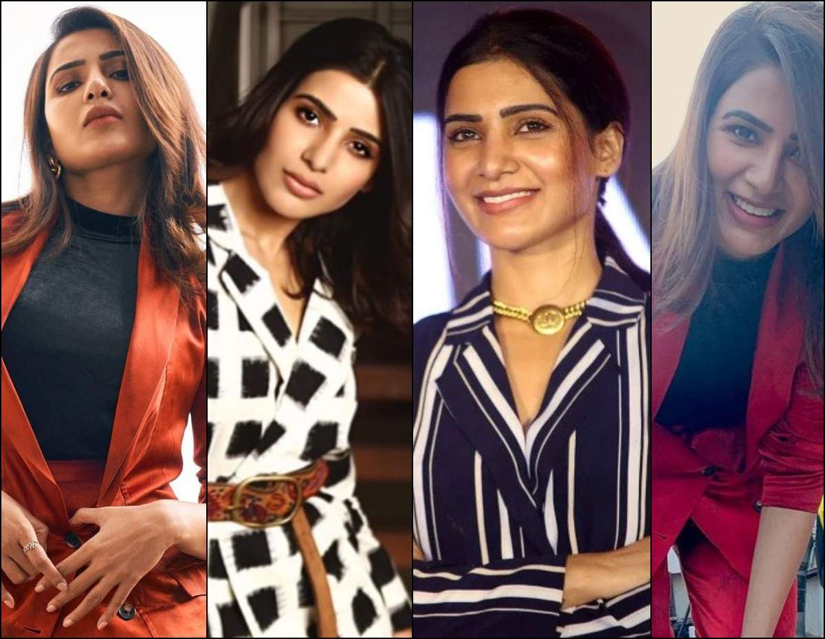 Tuesday Trend Samantha Akkineni Sets Fashion Goals Soaring In Pantsuits The Times Of India