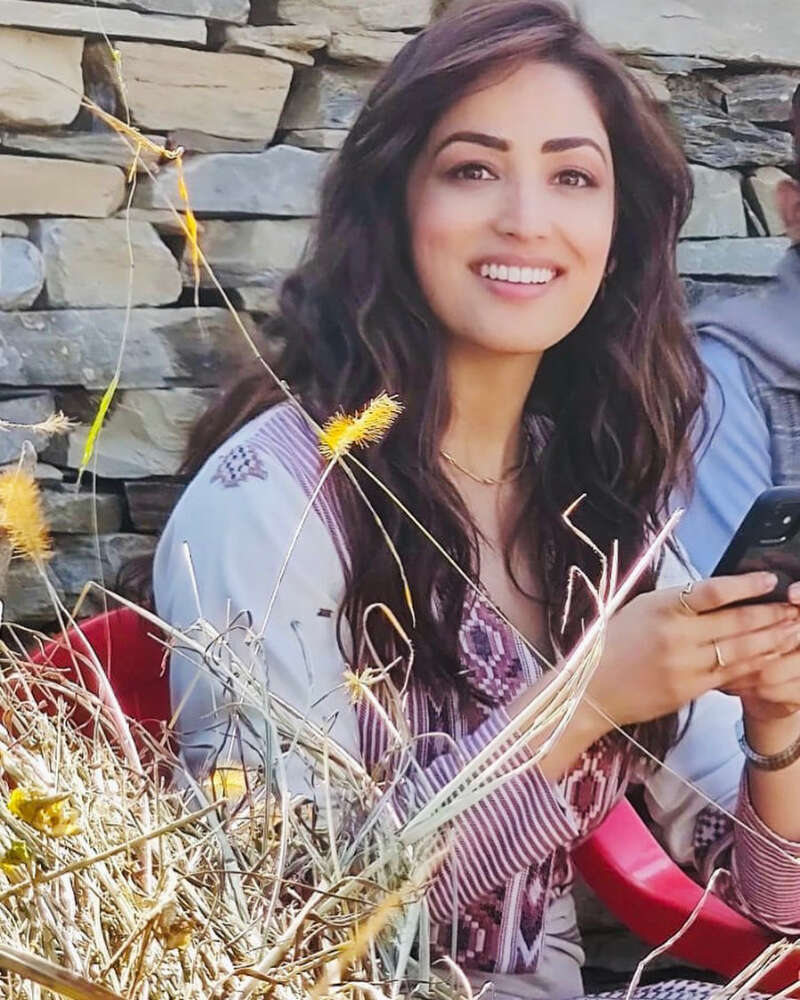 Yami Gautam visits a temple in Himachal Pradesh; says my job gives me opportunity to travel