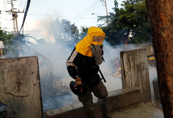 Violent protests leave at least 55 injured in Thailand