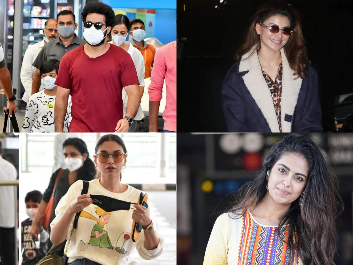 Jr NTR, Urvashi Rautela, Aditi Rao Hydari and more: Best airport