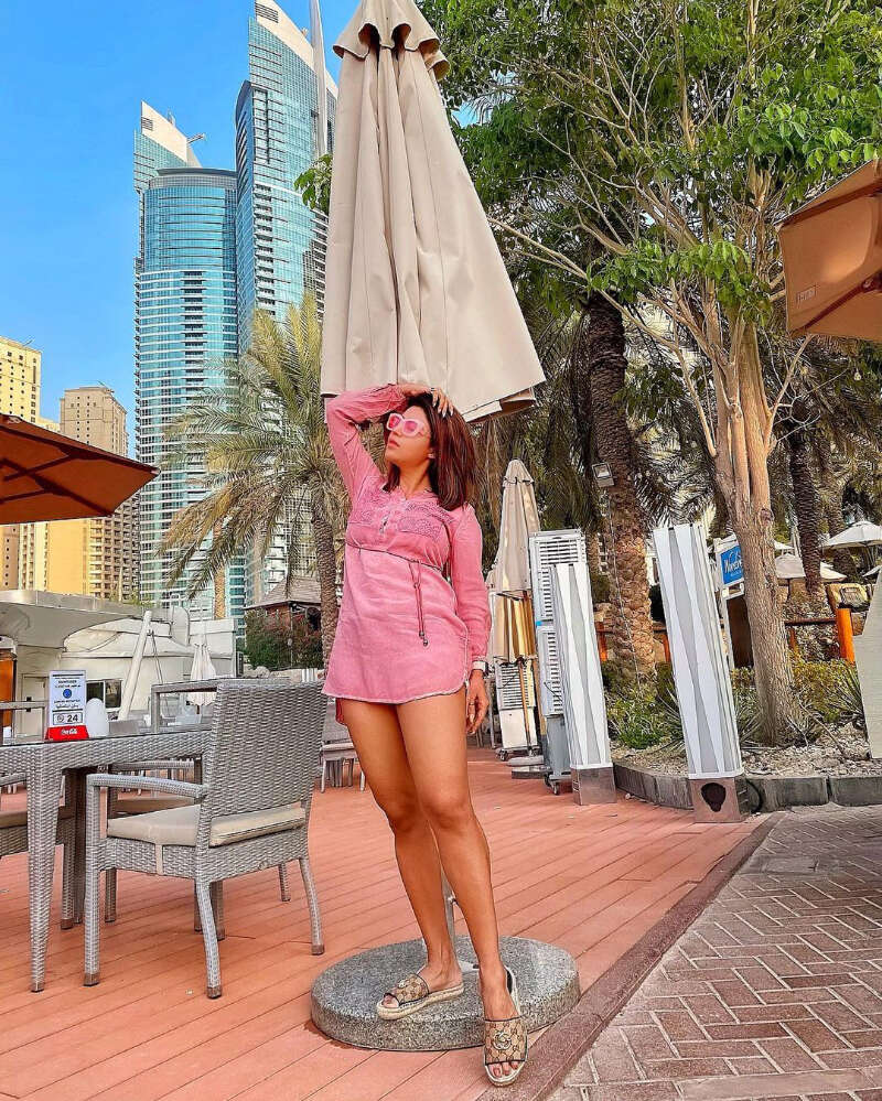Gurmeet Choudhary and Debina Bonnerjee are holidaying in Dubai post Covid recovery