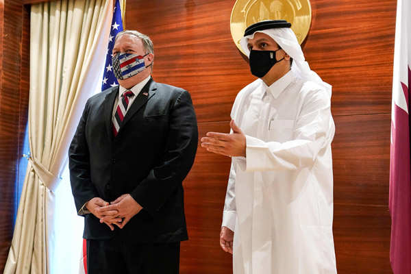 Mike Pompeo meets Taliban, Afghan negotiators in Doha
