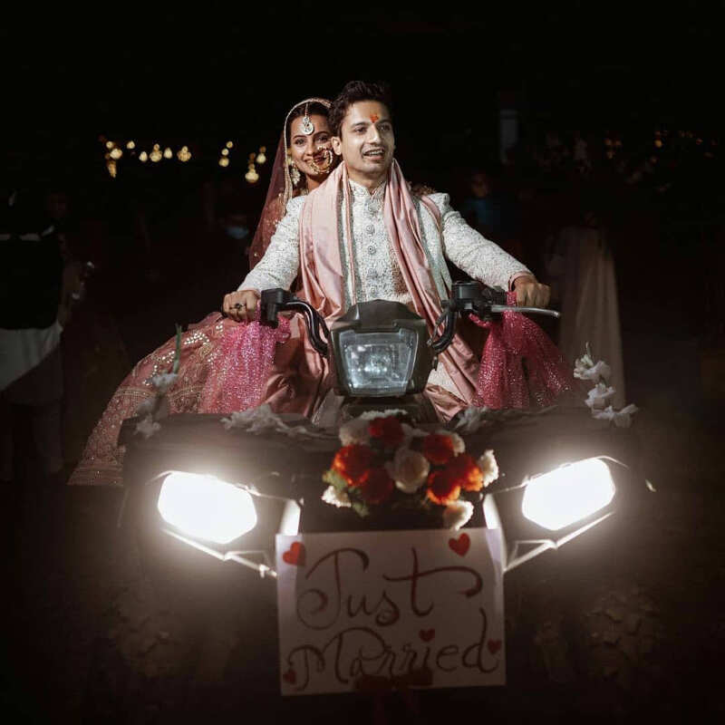 Lovely pictures from Priyanshu Painyuli and Vandana Joshi&rsquo;s intimate wedding ceremony