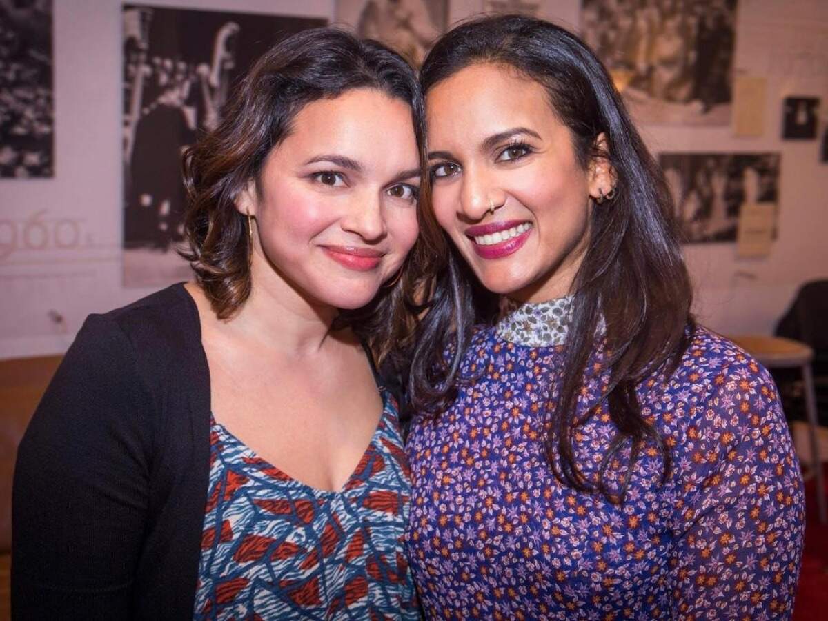 Anoushka Shankar with sister Norah Jones.