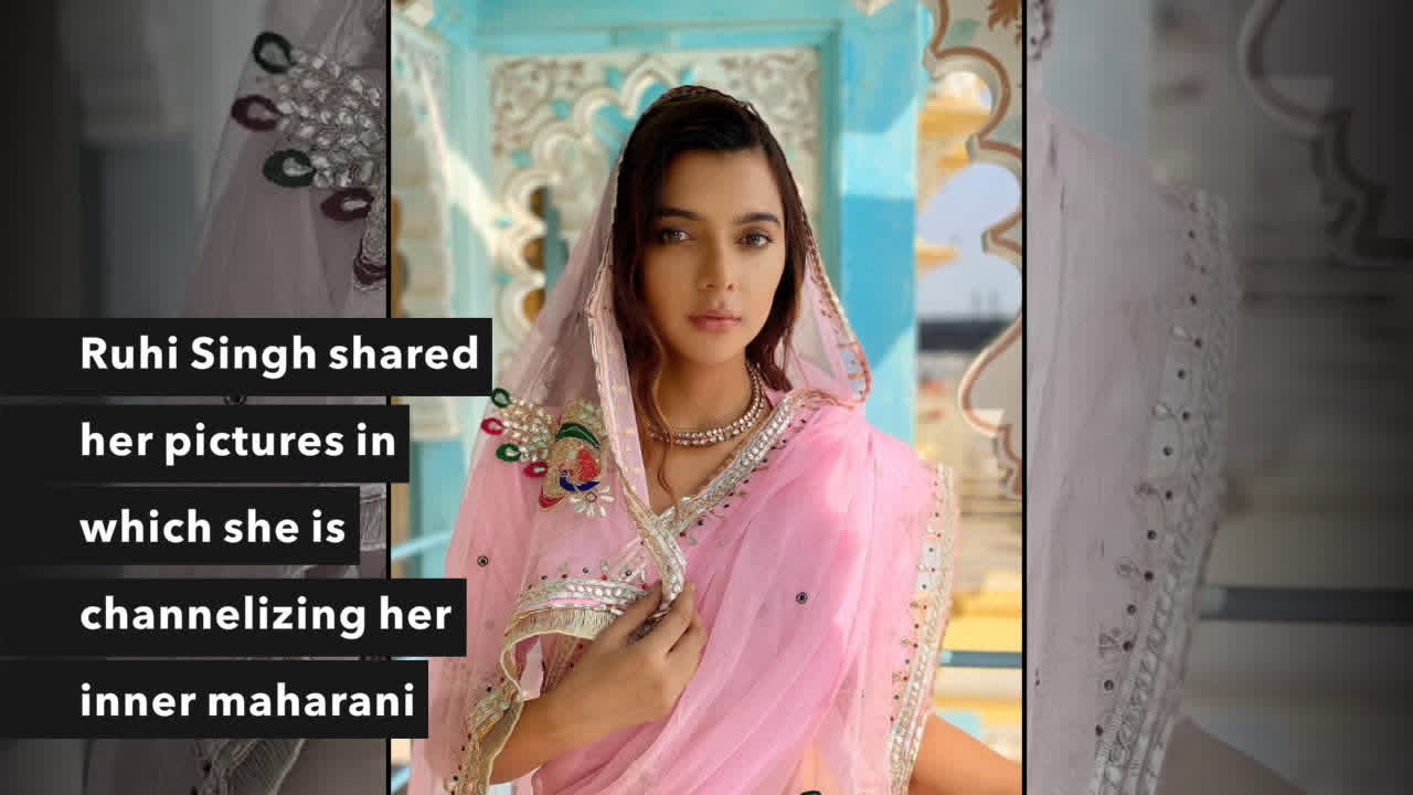 Actress ruhi singh channels her inner maharani in her latest pictures
