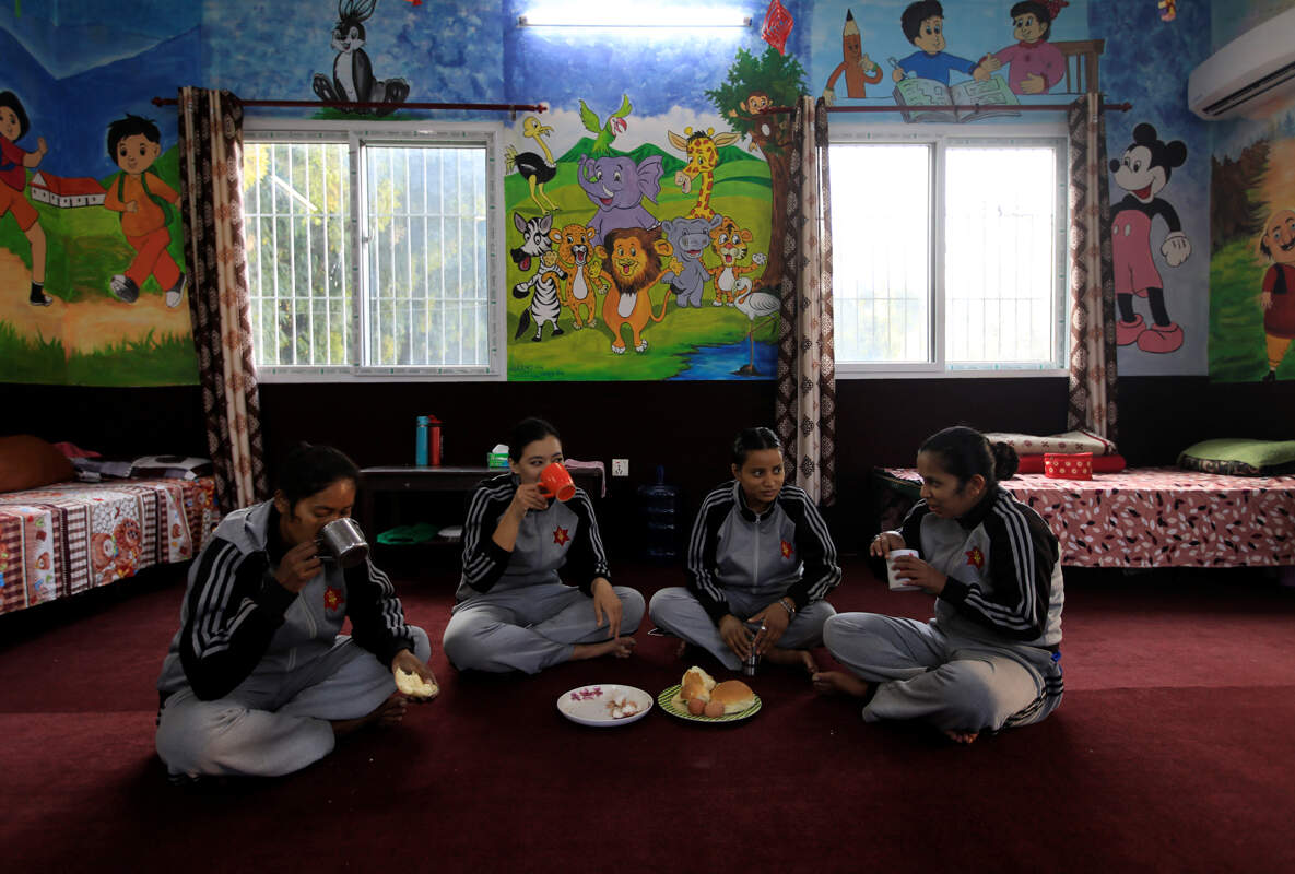 Nepal's female soldiers