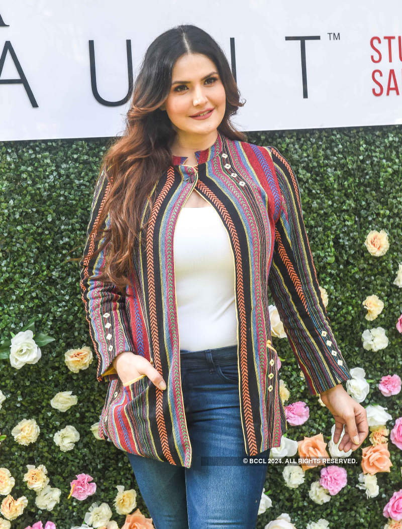 Zareen Khan launches Femina FLAUNT Studio Salon