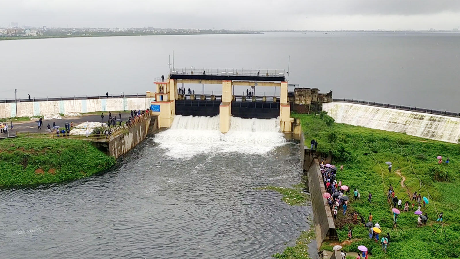Chennai Red Hills reservoir full, sluice gates opened for first time in 5 years