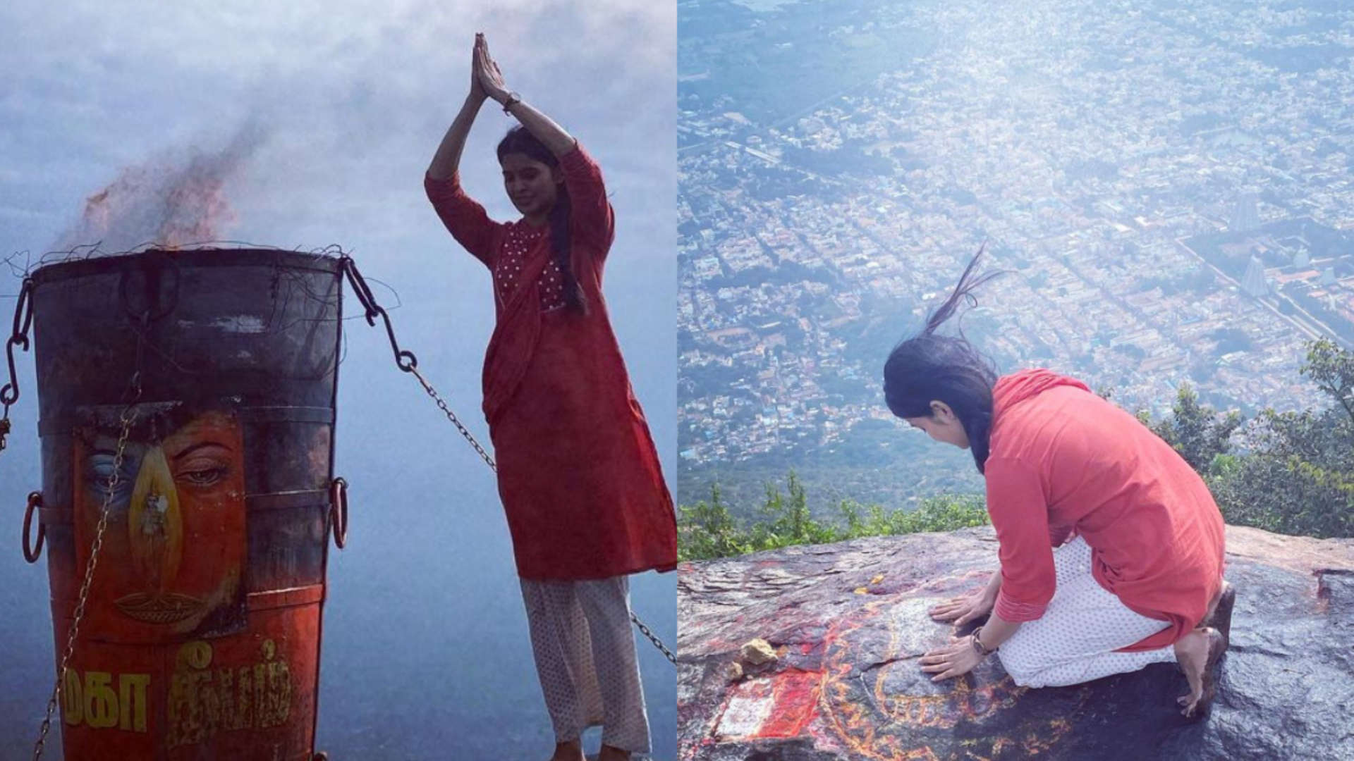 Sanchita Shetty climbs Arunachala hill in Tiruvannamalai | Tamil Movie News  - Times of India