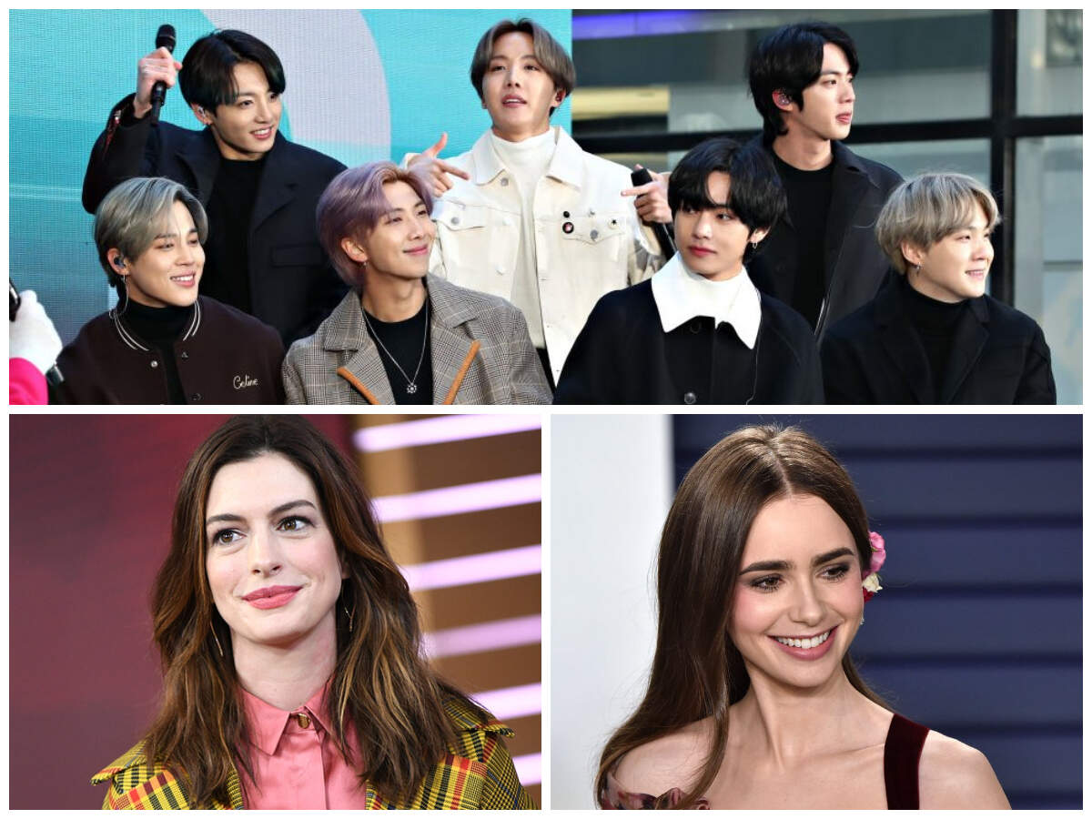 American celebs that like bts