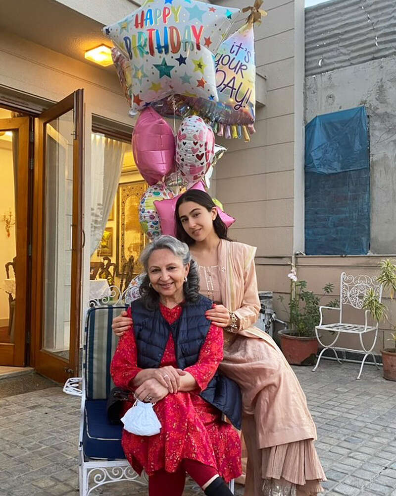 Sara Ali Khan's sweet birthday wish for her grandmom Sharmila Tagore