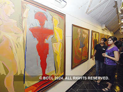 Jatin Das's painting exhibition