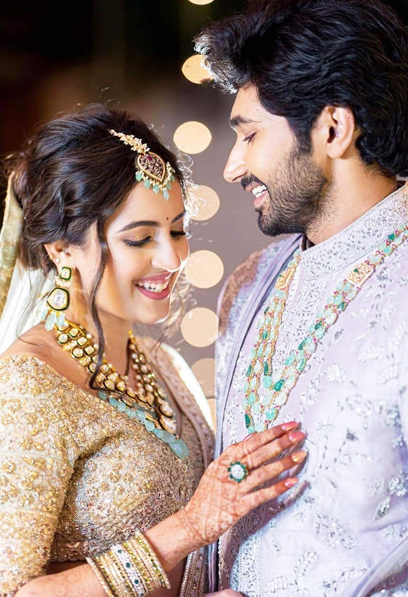 Unmissable pictures from Niharika Konidela and Chaitanya JV's wedding reception | Photogallery - ETimes