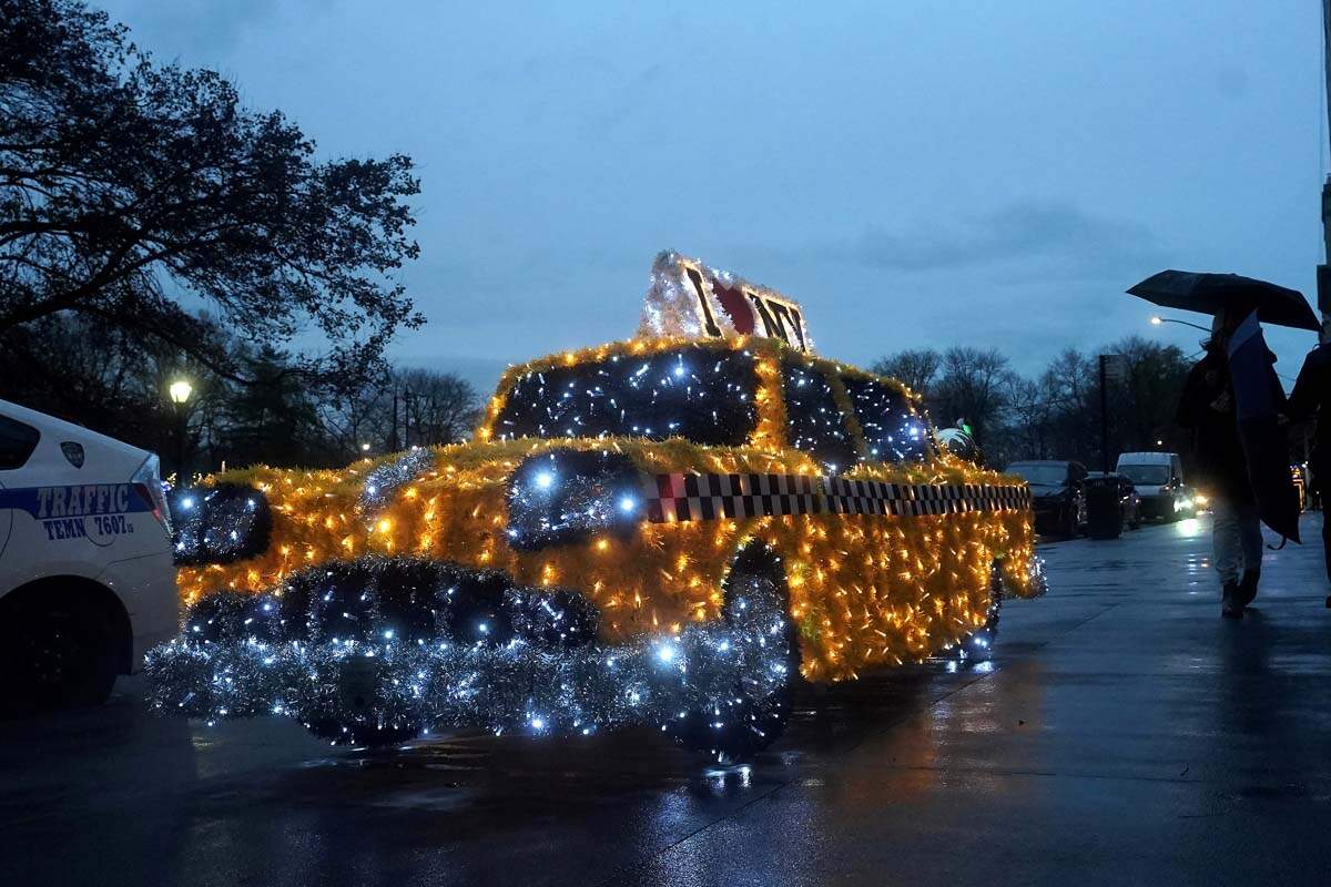 Pictures of cities around the world lit up during Christmas season