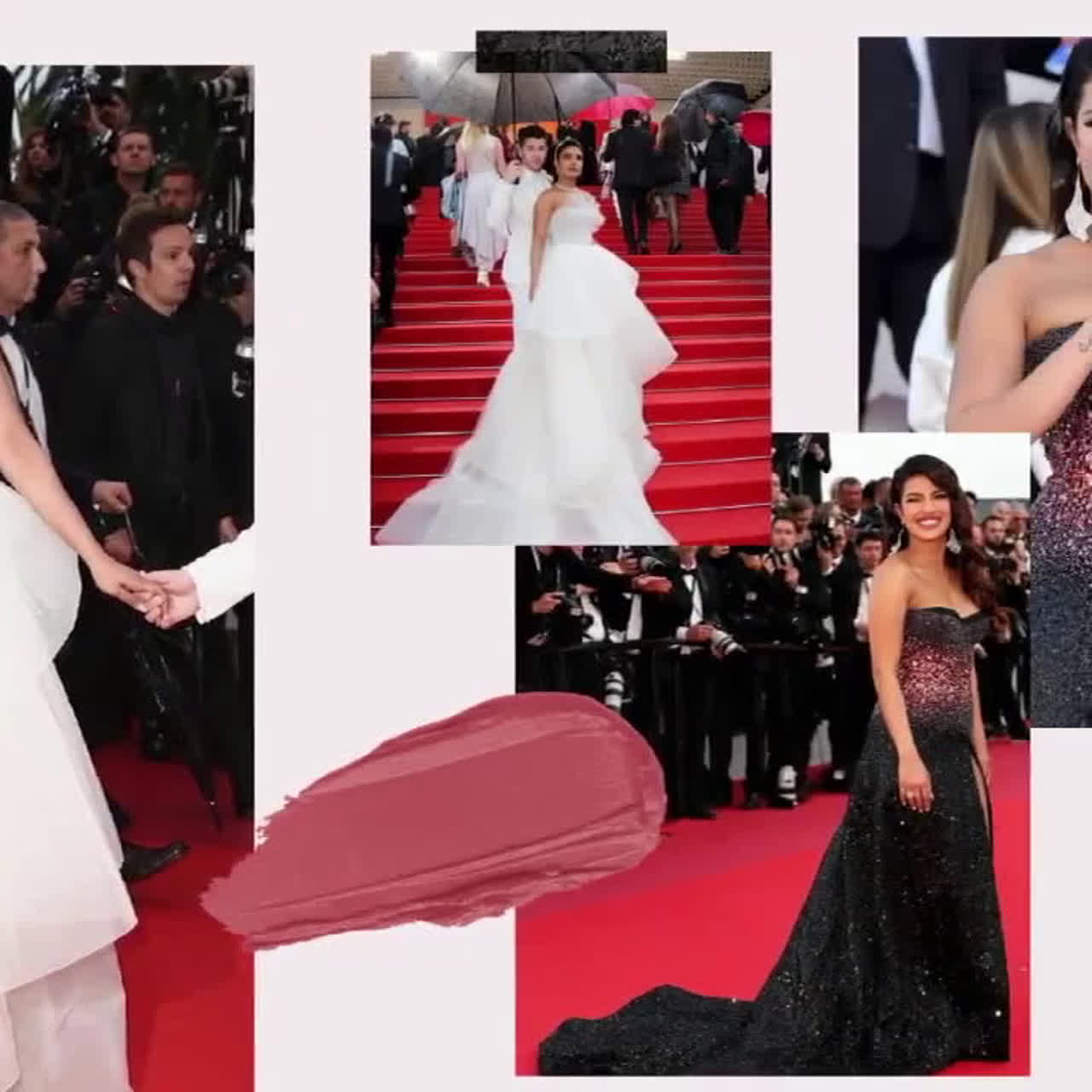 Priyanka Chopra wore an actual wedding dress on the Cannes red carpet