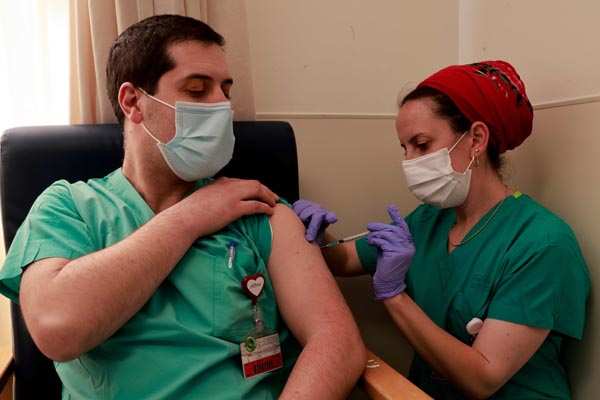 Israeli PM Benjamin Netanyahu receives Covid-19 vaccine jab