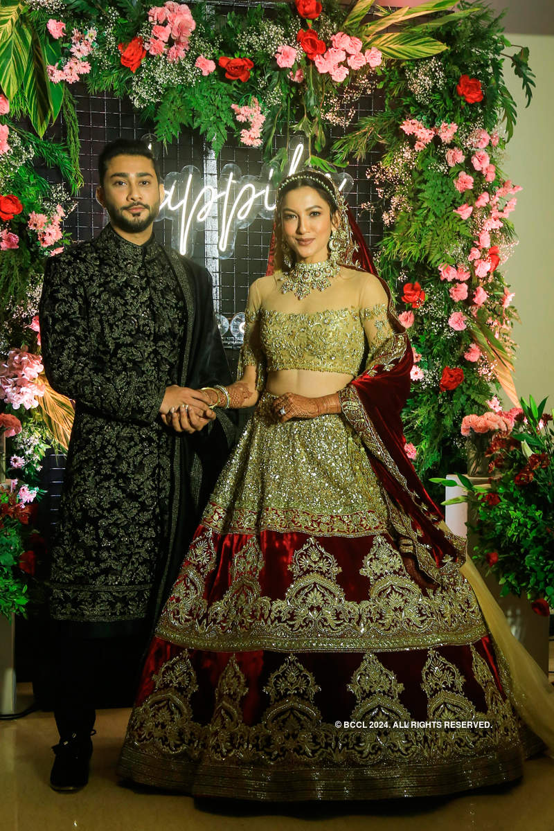 Gauahar Khan and Zaid Darbar's starry wedding reception