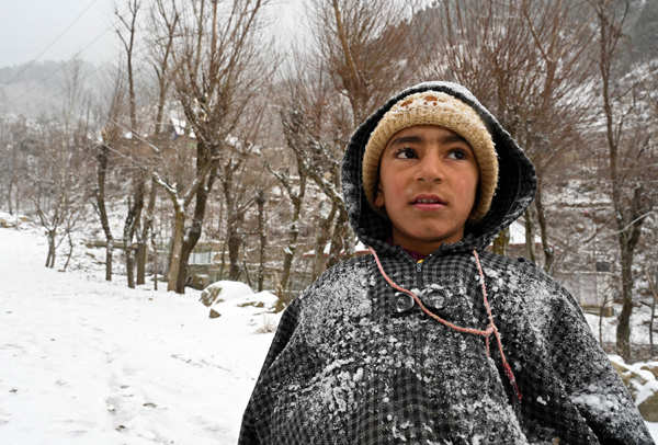 Kashmir Valley receives fresh snowfall