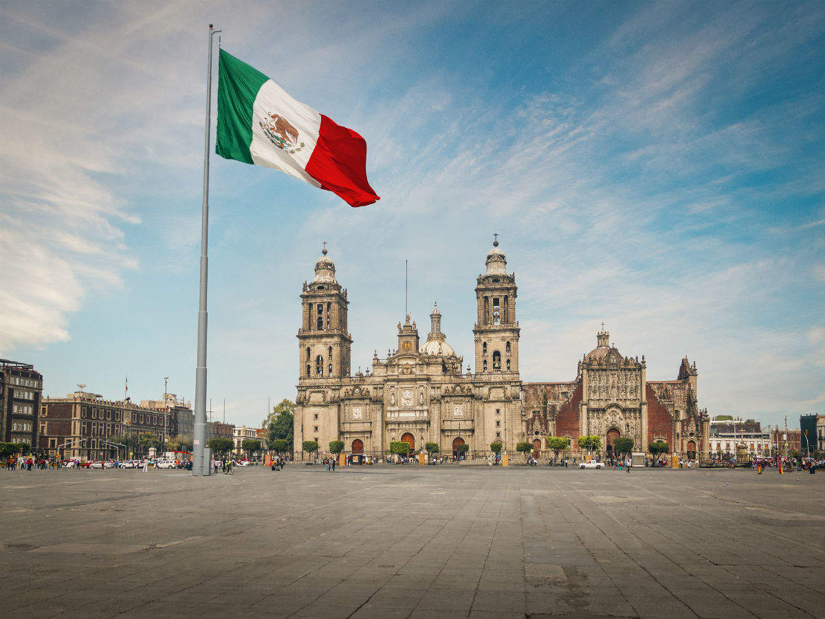 En 2021, México cumplirá 500 años.  vista de la ciudad histórica