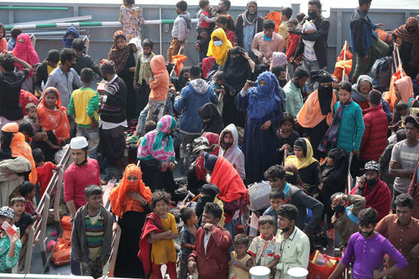 Bangladesh moves nearly 2000 Rohingya refugees to remote island