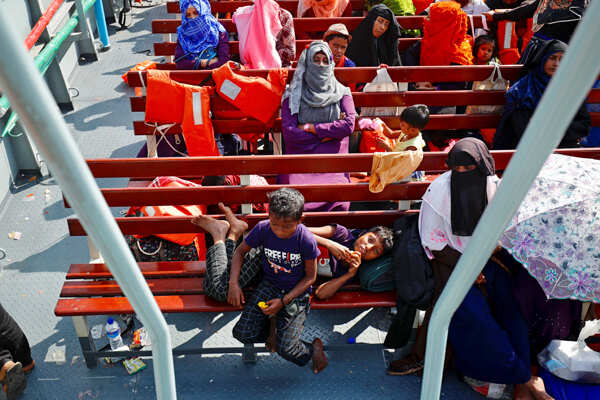 Bangladesh moves nearly 2000 Rohingya refugees to remote island