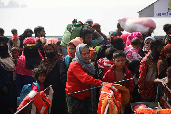 Bangladesh moves nearly 2000 Rohingya refugees to remote island