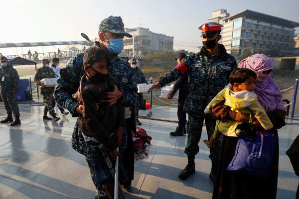 Bangladesh moves nearly 2000 Rohingya refugees to remote island
