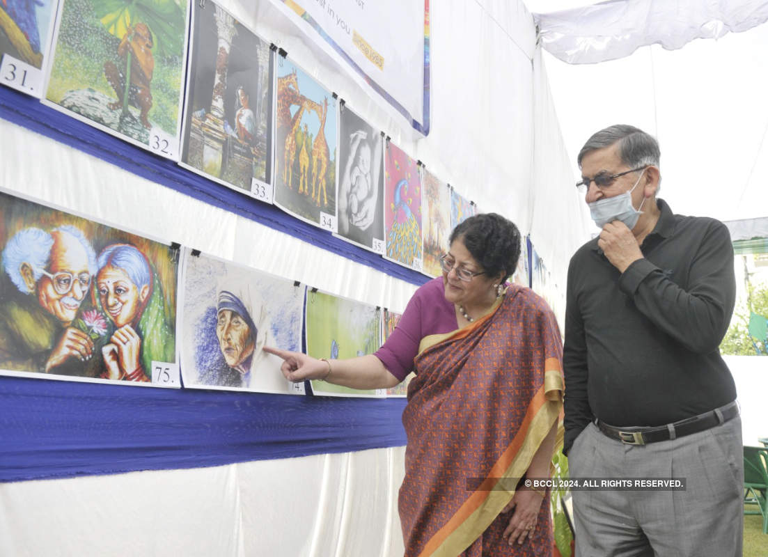 Children participate in Annual Painting exhibition