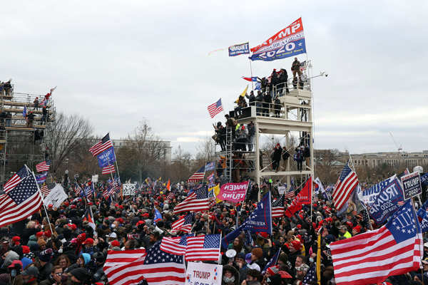 Donald Trump supporters storm US Capitol