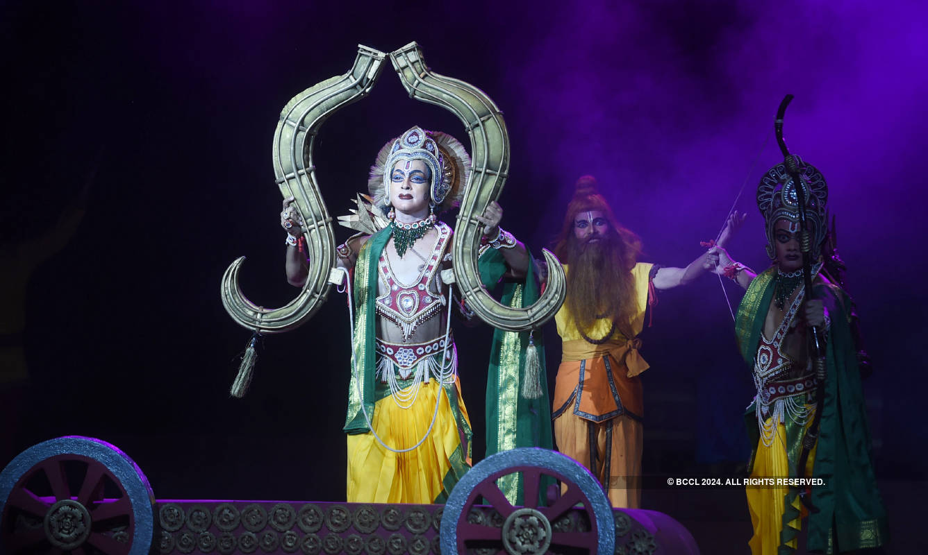 Covid took centre stage at this Ramlila