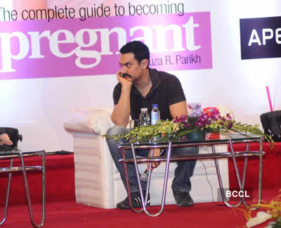 Aamir, Kiran at launch