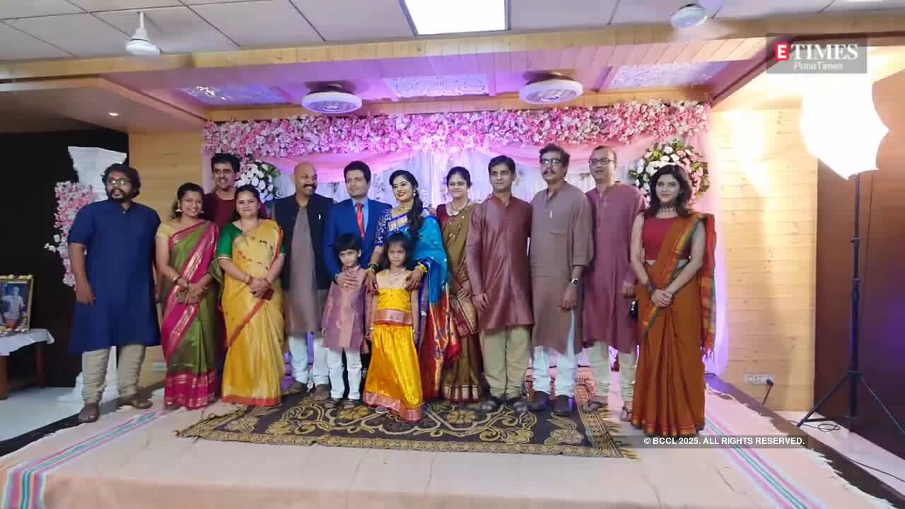 Marathi celebs attend actor ashutosh kulkarni’s wedding
