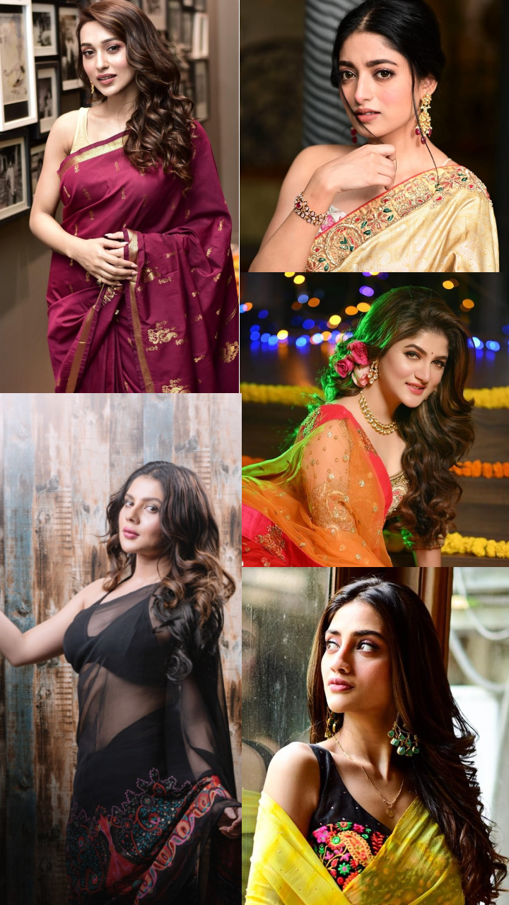 10 stunning Bengali celebrity saree looks