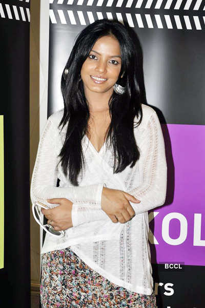 Neetu at website launch