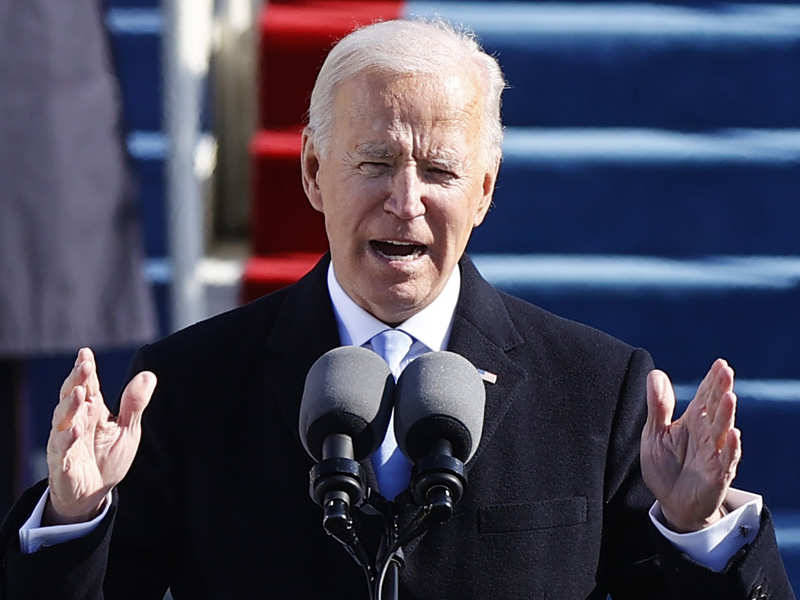 These Are The Words President Biden Used Most In His Maiden Speech Times Of India