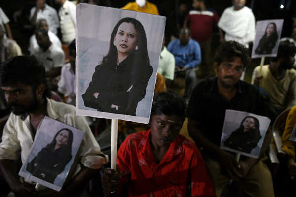 Kamala Harris' ancestral village celebrates as she takes oath
