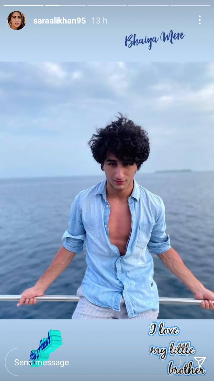 These happy pictures of Sara Ali Khan with mother Amrita Singh and brother  Ibrahim Ali Khan from their Maldives vacation are simply unmissable - Times  of India -