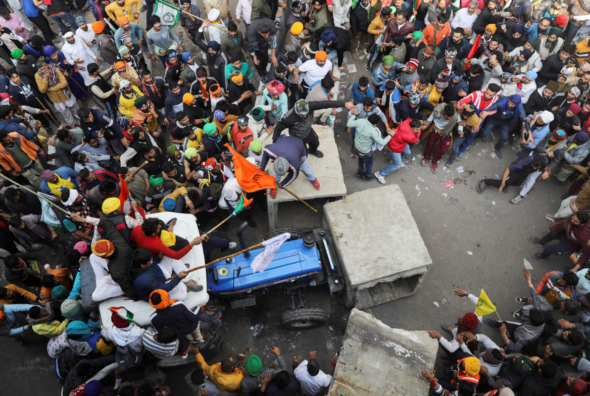 Pictures From Tractor Rally As Farmers Take To Streets | Photogallery ...