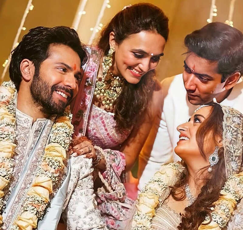 First pictures of Varun Dhawan and Natasha Dalal post their intimate wedding